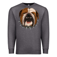 Charcoal Heather Bulldog Premium Sweatshirt - Jasminsmagicworld
