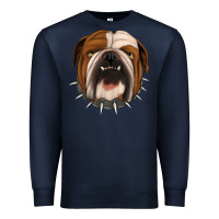 Navy Bulldog Premium Sweatshirt - Jasminsmagicworld