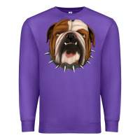 Purple Bulldog Premium Sweatshirt - Jasminsmagicworld