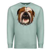 Seafoam Bulldog Premium Sweatshirt - Jasminsmagicworld