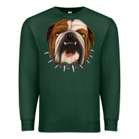 Sports Green Bulldog Premium Sweatshirt - Jasminsmagicworld