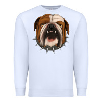 White Bulldog Premium Sweatshirt - Jasminsmagicworld