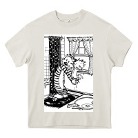Cream calvin Heavy Core Tee - linhVisuals