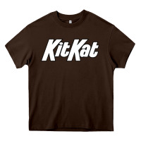 Chocolate Brown KitKat Vintage Heavy Core Tee - linhVisuals
