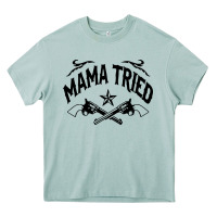 Arona mama tried guns Heavy Core Tee - linhVisuals