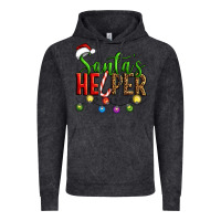 Vintage Black santa's helper christmas Vintage Hoodie - Artiststas