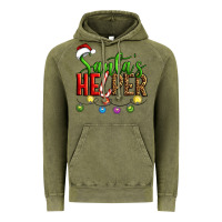 Vintage Olive santa's helper christmas Vintage Hoodie - Artiststas