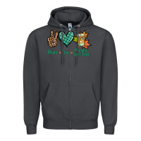 Smoke peace love pumpkin spice latte Zipper Hoodie - Jasminsmagicworld