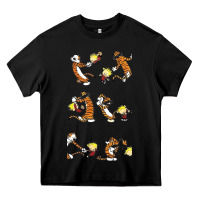 Black calvin Heavy Core Tee - linhVisuals