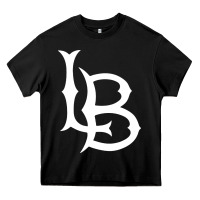 Black long beach state athletics Heavy Core Tee - linhVisuals