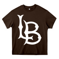 Chocolate Brown long beach state athletics Heavy Core Tee - linhVisuals