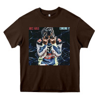Chocolate Brown Juice shy Heavy Core Tee - linhVisuals