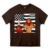 Chocolate Brown hakonia matatonia   simba Heavy Core Tee - linhVisuals