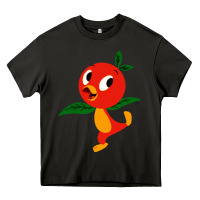 Asphalt orange bird Heavy Core Tee - linhVisuals