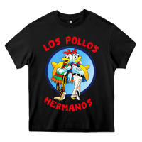 Black los pollos hermanos movie Heavy Core Tee - linhVisuals