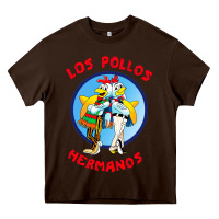 Chocolate Brown los pollos hermanos movie Heavy Core Tee - linhVisuals