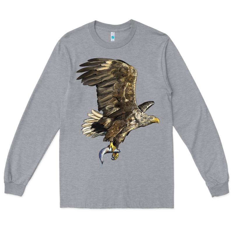 American White Sea Eagle Long Sleeve Tee by LillyAllenDesigns | Teevron