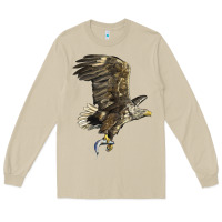 Mushroom American White Sea Eagle Long Sleeve Tee - LillyAllenDesigns