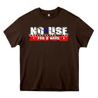 Chocolate Brown American punk Heavy Core Tee - linhVisuals