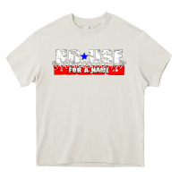 Cream American punk Heavy Core Tee - linhVisuals