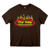 Chocolate Brown American punk Heavy Core Tee - linhVisuals
