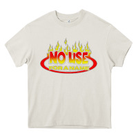 Cream American punk Heavy Core Tee - linhVisuals
