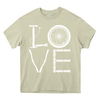 Mossy cycling t  shirt cycling cyclist t  shirt (1) Heavy Core Tee - linhVisuals