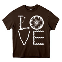 Chocolate Brown cycling t  shirt cycling cyclist t  shirt (1) Heavy Core Tee - linhVisuals