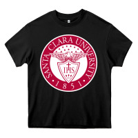 Black santa clara u seal Heavy Core Tee - linhVisuals