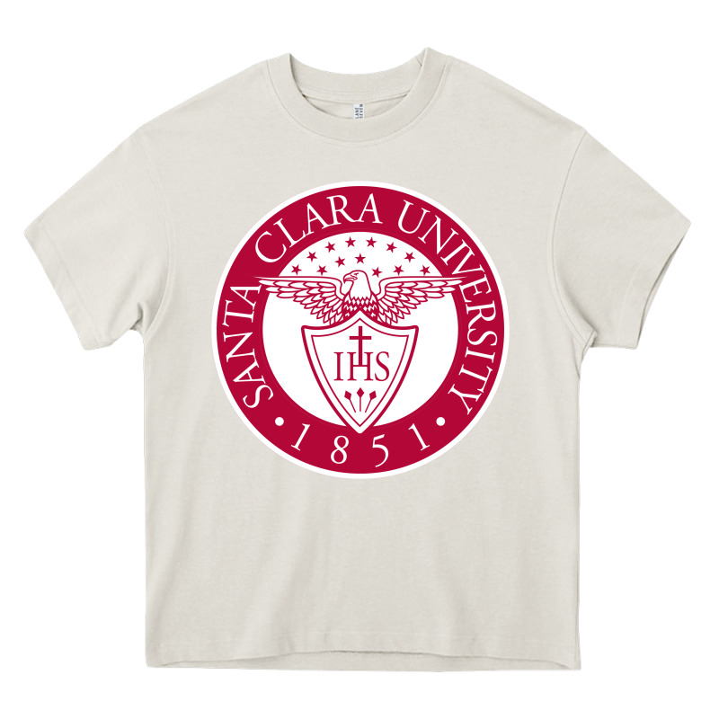Santa Clara U Seal Heavy Core Tee by linhVisuals | Teevron