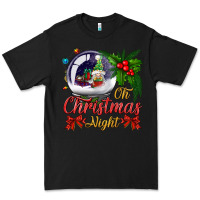 Black oh christmas night snow globe Premium Tee - BundleAndBundleShop