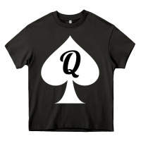 Asphalt queen of spades clothes for women   qos tee t shirt Heavy Core Tee - linhVisuals