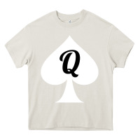 Cream queen of spades clothes for women   qos tee t shirt Heavy Core Tee - linhVisuals
