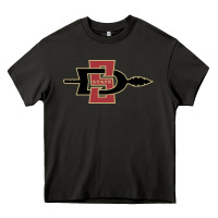 Asphalt san diego state aztecs Heavy Core Tee - linhVisuals