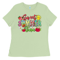 Matcha Sweet Summer Time Ladies Tee - CowhideDigitalArt