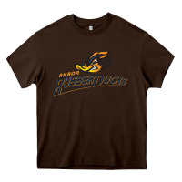 Chocolate Brown akron rubberducks Heavy Core Tee - linhVisuals