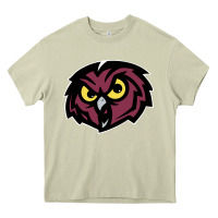 Mossy temple owls Heavy Core Tee - linhVisuals