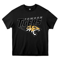 Black towson tigers Heavy Core Tee - linhVisuals
