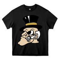 Black wake forest demon deacons Heavy Core Tee - linhVisuals