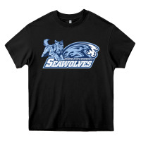 Black sonoma state seawolves Heavy Core Tee - linhVisuals