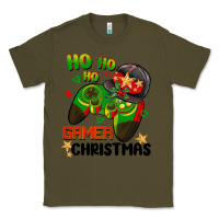 Army Green ho ho ho gamer Christmas Classic Tee - BarkalooDesign