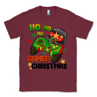 Burgundy ho ho ho gamer Christmas Classic Tee - BarkalooDesign