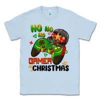 Dusty Blue ho ho ho gamer Christmas Classic Tee - BarkalooDesign
