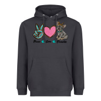 Smoke peace love frenchie Heavyweight Hoodie - RanaPortraitStore