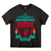 Asphalt new you'll never walk alone liverpool Heavy Core Tee - linhVisuals