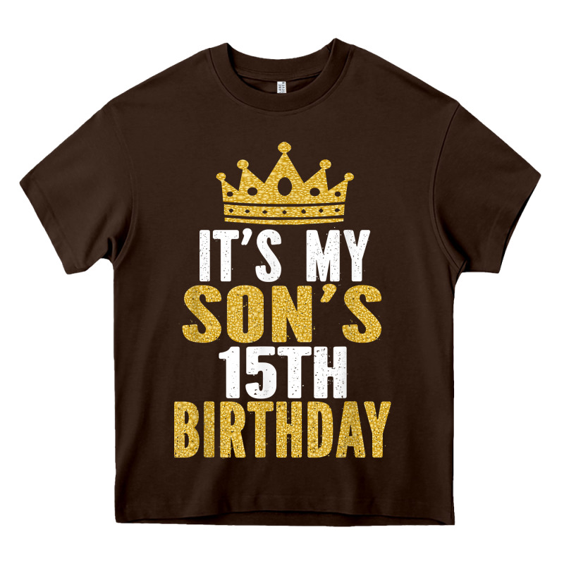 It's My Son's 15th Birthday 15 Years Old Boy T Shirt Heavy Core Tee by linhVisuals | Teevron