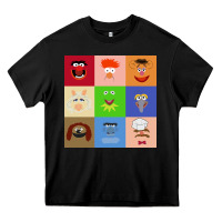 Black Muppets and Friends Heavy Core Tee - linhVisuals
