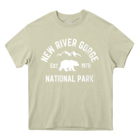 Mossy womens new river gorge national park bear west virginia nature v neck Heavy Core Tee - linhVisuals