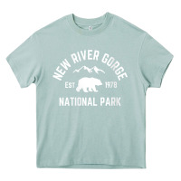 Arona womens new river gorge national park bear west virginia nature v neck Heavy Core Tee - linhVisuals