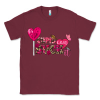 Burgundy Cupid can suck it Valentine's Day Classic Tee - FaDigitalArtStudio